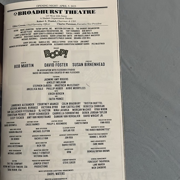 Betty Boop 4/5/25 Opening night Bundle Broadway - Picture 10 of 16